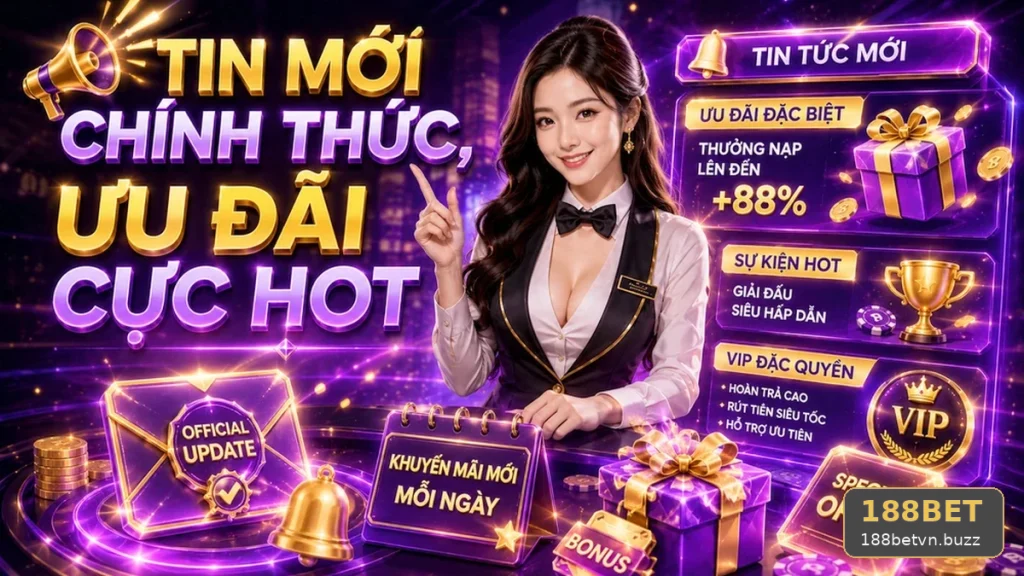 188BET Khuyến Mãi: Đọc Chi Tiết Giao Diện Tin Mới Và Ưu Đãi – 5 Sai Lầm Quanh Năm Khi Kiểm Tra Thời Hạn, Đối Tượng Áp Dụng Và Giới Hạn Nhận Thưởng Qua Góc Kiểm Chứng Theo Tên Miền 188betvn.buzz