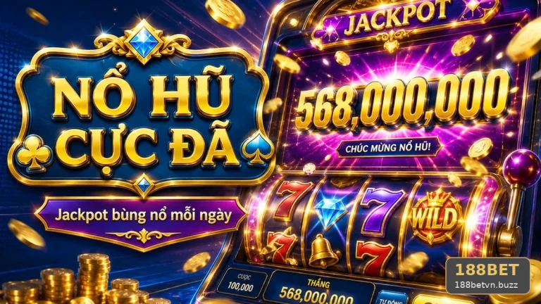 Nổ Hũ 188BET Tại 188betvn.buzz: Đọc Chi Tiết Giao Diện Slot Và Jackpot Qua Cuộc Kiểm Tra Rủi Ro — Góc Kiểm Chứng Theo Tên Miền